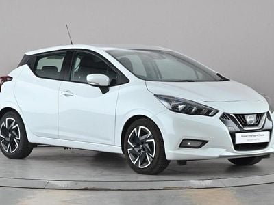Used Nissan Micra Acenta 92 HP (67 kW) 2021 White Hatchback