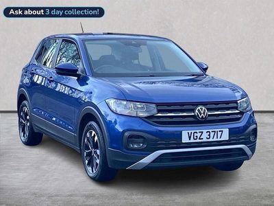 Blue Used 2021 VW T-Cross S SUV | £12,499 (Fair price)