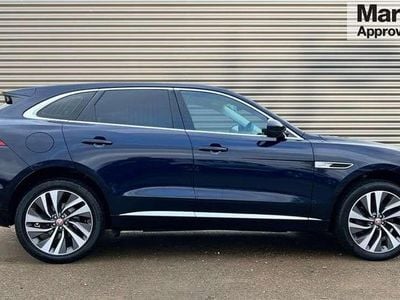 Begagnad Jaguar F-Pace 204 HK (150 kW) 2021 Blå SUV
