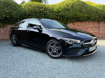 Used Mercedes CLA180 Shooting Brake AMG line 2020 Black Estate