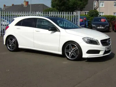 Used Mercedes A200 AMG 2015 White Hatchback