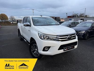 White Used 2016 Toyota HiLux Pickup | £15,995 (Expensive)