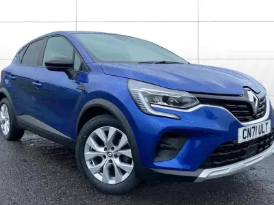 Usado Renault Captur Iconic 140 CV (102 kW) 2021 Azul SUV