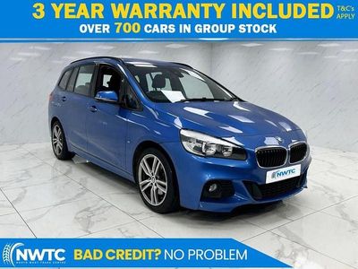 Used BMW 218 M Sport 150 HP (110 kW) 2016 Blue MPV