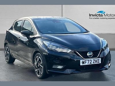 Used Nissan Micra Acenta 92 HP (67 kW) 2022 Black Hatchback
