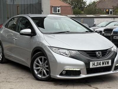 Silver Used 2013 Honda Civic EX Hatchback | £8,295 (Fair price)