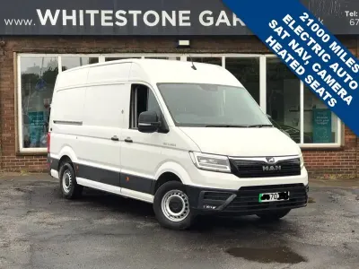 Used MAN TGE 100 kW (136 HP) 2021 White Van
