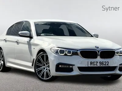 Used BMW 540 M Sport 340 HP (250 kW) 2017 White Sedan