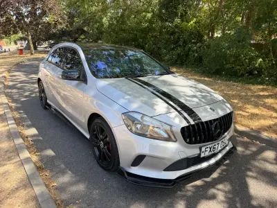 Used Mercedes A180 107 HP (78 kW) 2017 Silver Hatchback