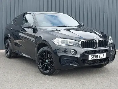 Used BMW X6 M Sport 258 HP (189 kW) 2018 Black SUV
