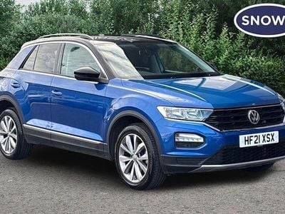 Used VW T-Roc Design 150 HP (110 kW) 2021 Blue SUV