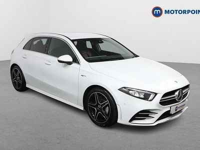 White Used 2021 Mercedes A35 AMG Executive Hatchback | £21,499 (Fair price)