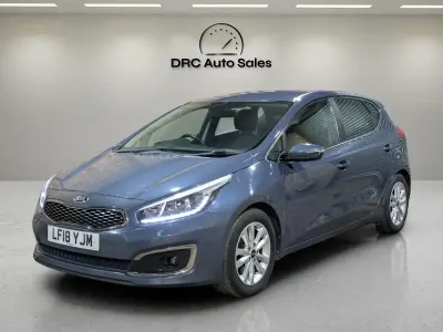 Used Kia Ceed 133 HP (97 kW) 2018 Blue Hatchback