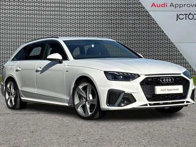 Used Audi A4 S-Line 200 HP (147 kW) 2024 White Estate
