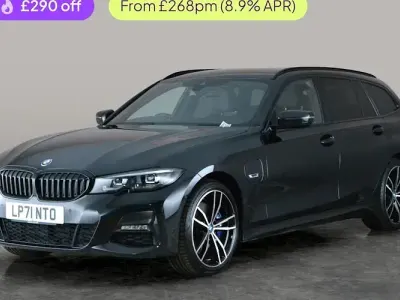 Used BMW 330e M Sport 292 HP (214 kW) 2022 Black Estate