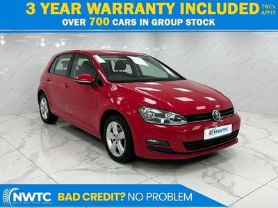 Used VW Golf VII Match 105 HP (77 kW) 2014 Red Hatchback