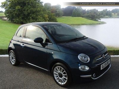 Used Fiat 500 Lounge 69 HP (50 kW) 2019 Blue Hatchback