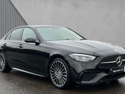 Used Mercedes C200 AMG Line Premium Plus 204 HP (150 kW) 2025 Obsidian black metallic