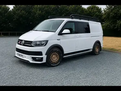 Used VW T6 Highline 204 HP (150 kW) 2018 White Van