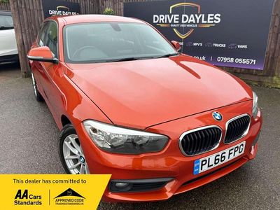 Used BMW 118 Comfort Edition 2016 Orange Hatchback