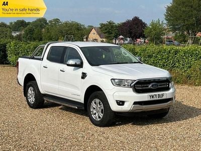 White Used 2022 Ford Ranger Limited Pickup | £12,199