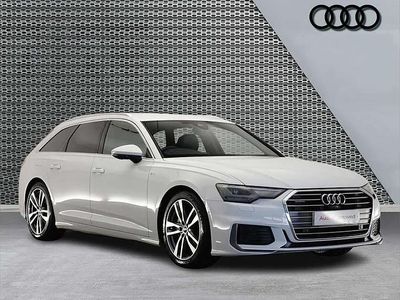 Used Audi A6 S-Line 204 HP (150 kW) 2023 White Estate