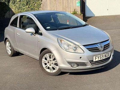 Used Vauxhall Corsa Club 89 HP (65 kW) 2009 Silver Hatchback