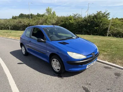 Used Peugeot 206 Style 60 HP (44 kW) 2002 Blue Hatchback