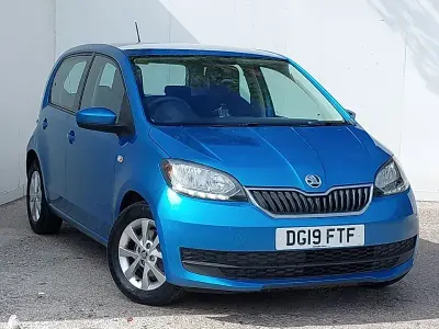 Used Skoda Citigo SE 60 HP (44 kW) 2019 Blue Hatchback