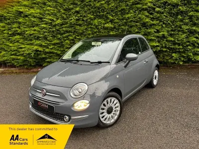 Used Fiat 500 Lounge 85 HP (62 kW) 2017 Grey Hatchback