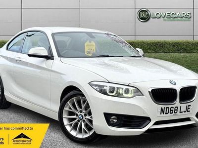 White Used 2018 BMW 218 Comfort Edition Coupe | £11,250 (Fair price)