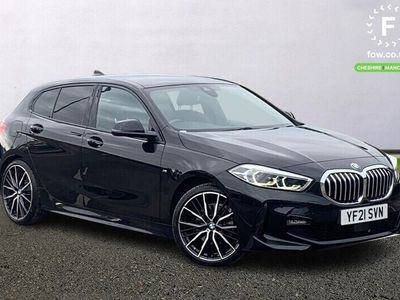 used BMW 118 1 SERIES HATCHBACK i [136] M Sport 5dr Step Auto [19"Alloys,Sun protection glass,Dakota leather Black w/ Grey highlight,Check Control warning system for monitoring of lights and door,Drive Performance Control,Bluetooth audio streaming,Follow me hom