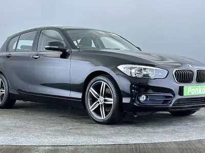 Used BMW 118 Sport Line 136 HP (100 kW) 2017 Black Hatchback