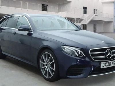 Used Mercedes E200 AMG line 184 HP (135 kW) 2020 Blue Estate