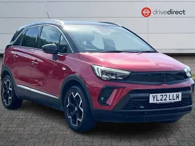 Used Vauxhall Crossland Ultimate 110 HP (80 kW) 2022 Red SUV