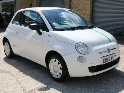 Used Fiat 500 Pop 69 HP (50 kW) 2009 White Cabriolet