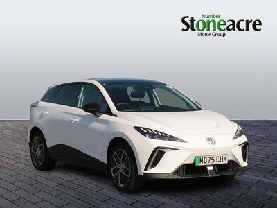 New MG MG4 EV Trophy 180 kW (245 HP) 2025 White Hatchback