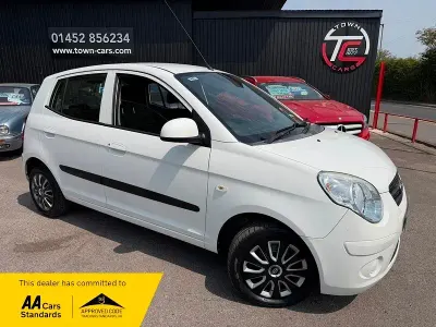 Used Kia Picanto 64 HP (47 kW) 2010 White Hatchback