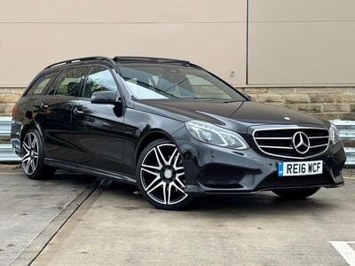 Black Used 2016 Mercedes E220 Premium Estate | £10,295 (A bit pricey)
