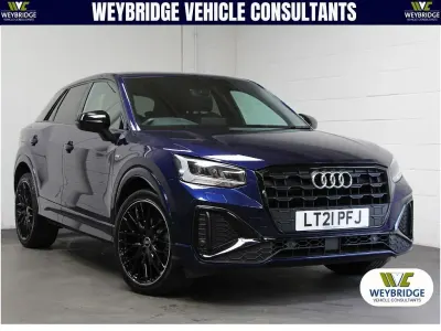 Used Audi Q2 Black Edition 150 HP (110 kW) 2021 Blue SUV