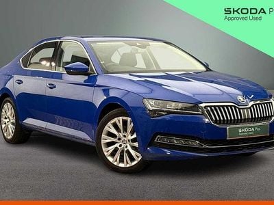 Used Skoda Superb SE L 147 HP (108 kW) 2023 Energy blue Hatchback