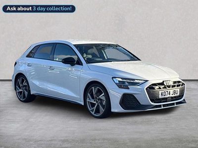 White Used 2025 Audi A3 Sportback Black Edition Hatchback | £29,375 (Expensive)
