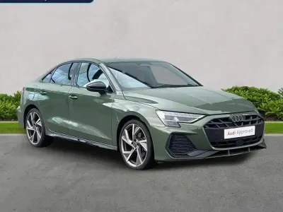 Used Audi A3 Black Edition 147 HP (108 kW) 2025 Green Sedan