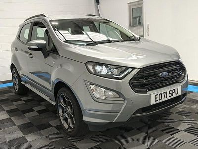 Solar silver (premium paint) Used 2021 Ford Ecosport ST-Line SUV | £11,995 (Fair price)