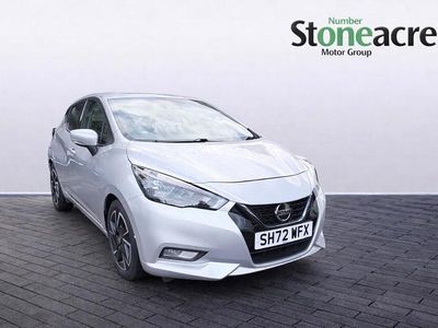 Used Nissan Micra Acenta 92 HP (67 kW) 2022 Silver Hatchback