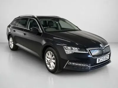 Used Skoda Superb SE Technology 218 HP (160 kW) 2023 Black Estate