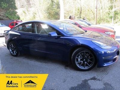 Used Tesla Model 3 Long Range AWD 366 kW (498 HP) 2022 Blue Sedan