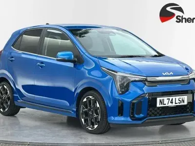 Used Kia Picanto GT-Line 63 HP (46 kW) 2024 Blue Hatchback