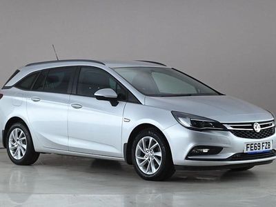 Used Vauxhall Astra Design Edition 136 HP (100 kW) 2019 Silver Estate
