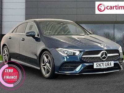 Blue Used 2021 Mercedes CLA200 AMG line Coupe | £21,350 (Fair price)